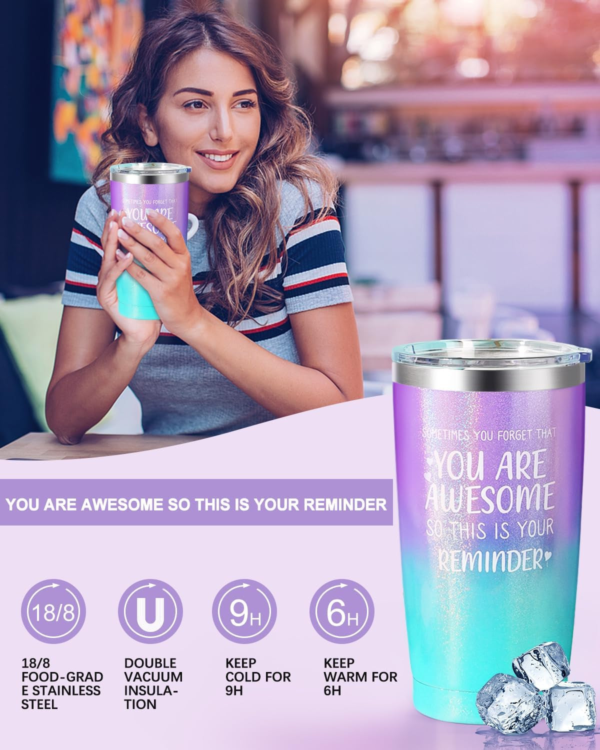 Relaxing Spa Gifts Basket Self Care (Turquois)