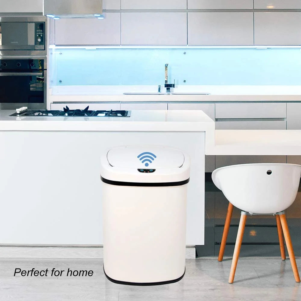 Automatic Garbage Can Touch Free Stainless Steel Trash Can